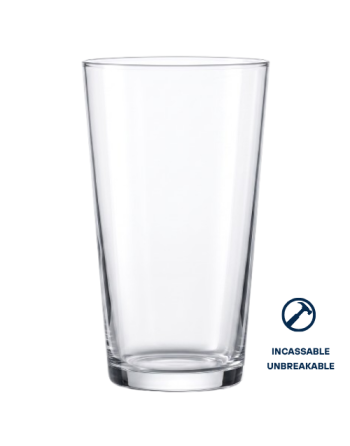 Côme Plain glass Ø8,2 cm H.14,2 cm