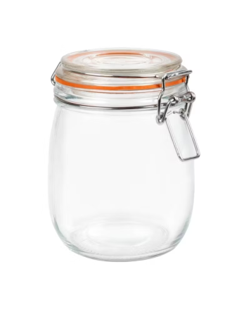 Vogue 750 ml clip-top...