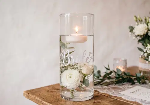 Custom cylindrical vase
