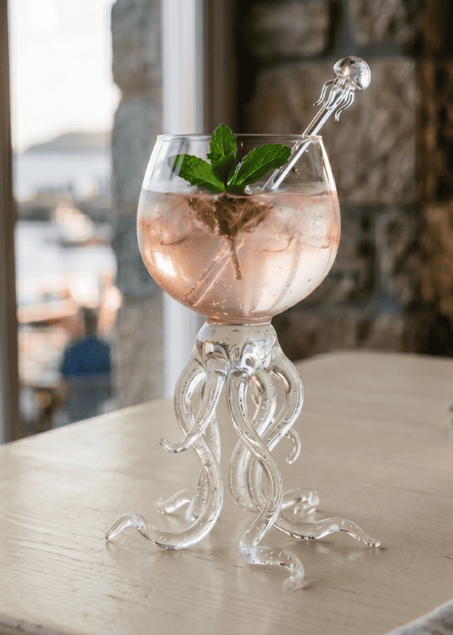Verre à pied meduse