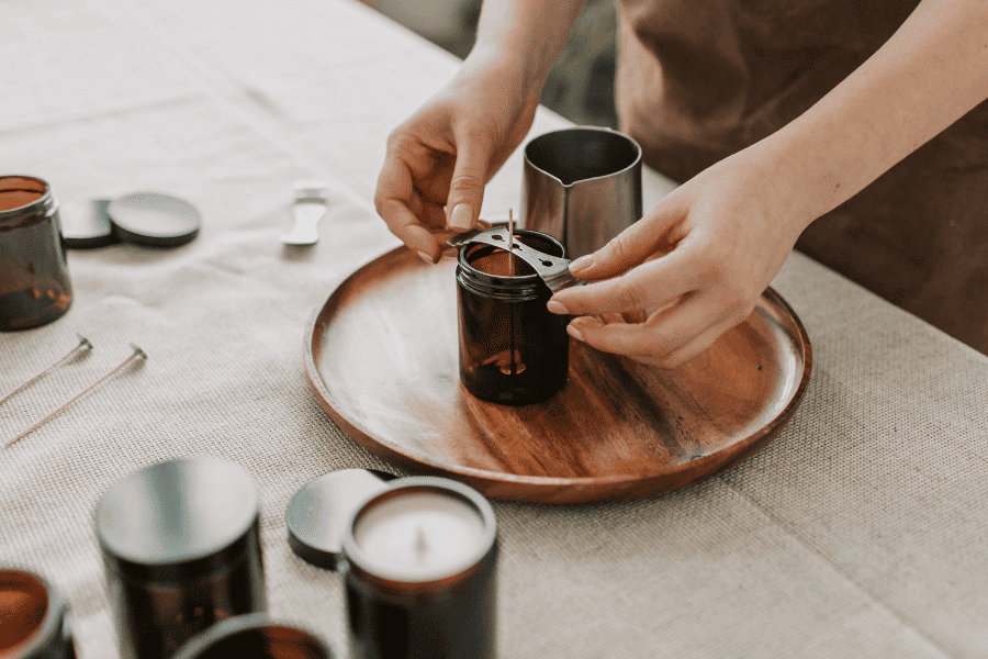 fabrication d'une bougie facile