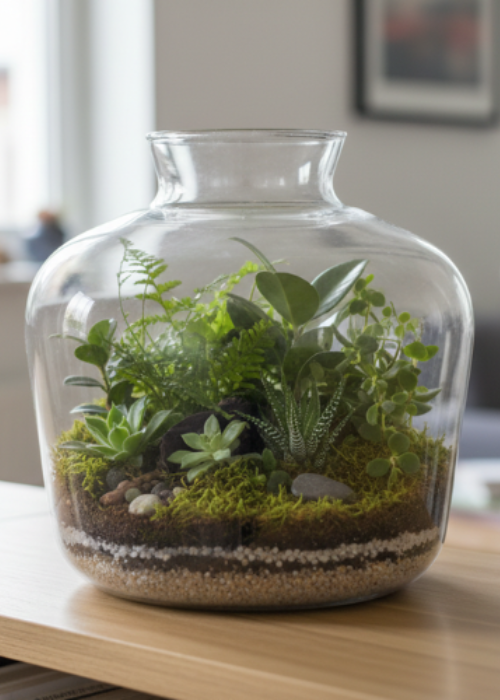 Terrarium rond