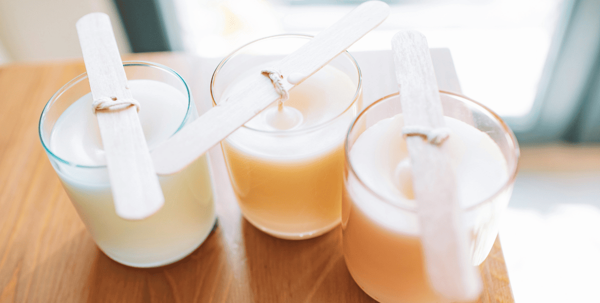 How to calculate the amount of wax needed for candle containers